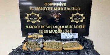 Osmaniye’de 48 kilo sentetik uyuşturucu ele geçirildi
