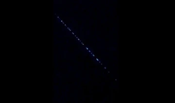 Osmaniye semalarında ’Starlink’ uyduları görüldü
