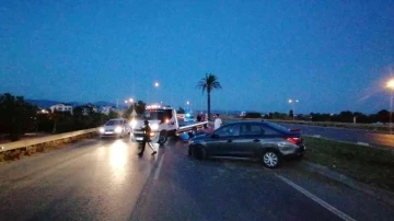 Otomobil, takla atıp palmiyeye çarptı: 1 ölü
