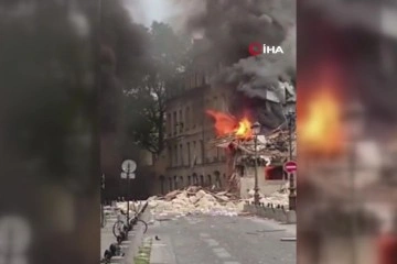 Paris’te doğal gaz patlaması