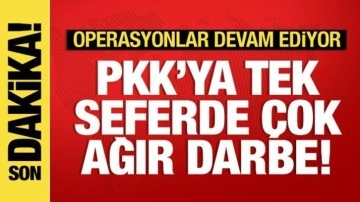 PKK'ya ağır darbe: 12 terörist daha etkisiz
