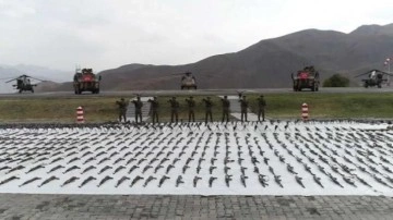 PKK'ya ait 1043 adet silah ele geçirildi