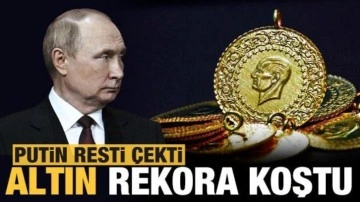 Putin'in resti sonrası altın rekora koştu: Altın gram fiyatı 1.100 TL'yi hızla aştı!
