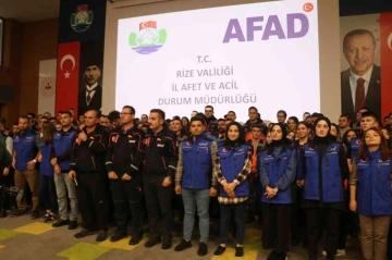Rize AFAD’a 137 yeni genç personel alındı
