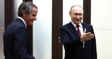 Rusya Devlet Başkanı Putin, UAEA Başkanı Grossi ile Soçi'de Buluştu