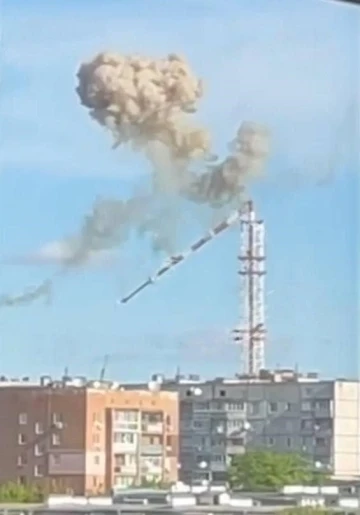 Rusya, Ukrayna’nın Harkov şehrindeki TV kulesini vurdu
