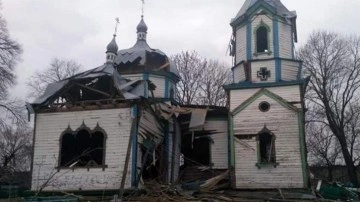 Rusya-Ukrayna savaşında tarihi kilise zarar gördü