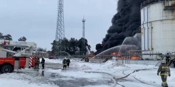 Rusya, Ukrayna’ya ait dronu düşürdü: Petrol tesisinde yangın çıktı

