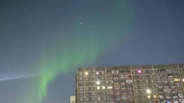 Rusya'da kutup ışıkları görüldü