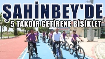 Şahinbey'de 5 takdir getirene bisiklet