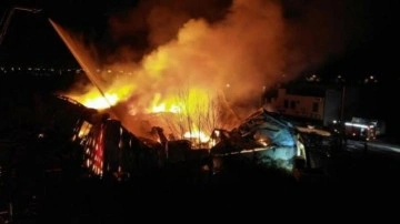 Sakarya'da büyük yangın! 4 saat sonra söndürüldü