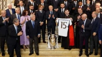 Şampiyon Real Madrid pazar ayinine katıldı