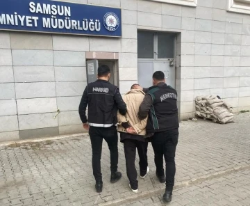 Samsun’da kesinleşmiş hapis cezası bulunan uyuşturucu taciri yakalandı
