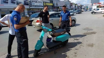 Samsun’da otomobil ile motosiklet çarpıştı: 1 yaralı
