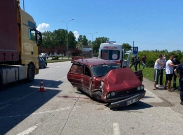 Samsun’da trafik kazası: 1 ağır yaralı
