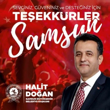 Samsun Yeni Büyükşehir Belediye Başkanı Halit Doğan'dan Yeni Dönem Açıklaması