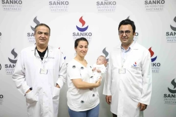 SANKO Üniversitesi Hastanesi’nde bebeğe kalp ameliyatı yapıldı
