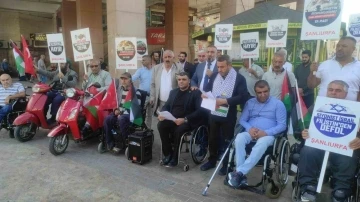Şanlıurfa’da engellilerden Filistin’e destek
