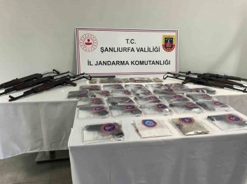 Şanlıurfa’da uyuşturucu ve kaçak silah operasyonu: 53 gözaltı