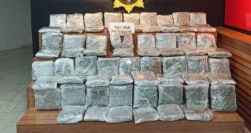 Şanlıurfa’da 38 kilo uyuşturucu ele geçirildi