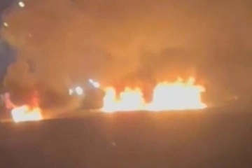 Şanlıurfa'da akaryakıt yüklü tankerde patlama