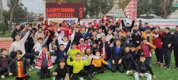 Sarıgöl Belediyespor ligi namağlup birinci bitirdi
