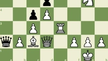 Satranç bulmacası: Siyah şahı tek hamlede mat edebilir misin?