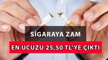 Sigaraya zam: En ucuzu 25,50 TL’ye çıktı