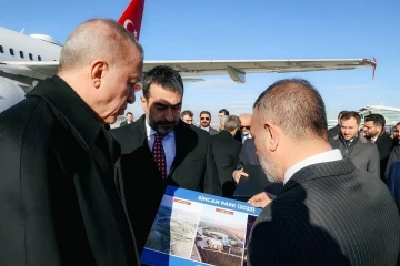 Sincan Belediye Başkanı Ercan, projelerini Cumhurbaşkanı Erdoğan’a anlattı
