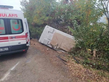 Sinop’taki servis kazası
