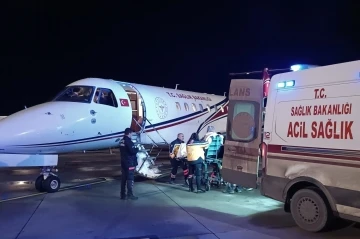 Şırnaklı kadın hasta, ambulans uçakla Ankara’ya sevk edildi
