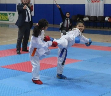 Sivas Minikler Karate İl Birinciliği Müsabakaları Heyecan Dolu Geçti