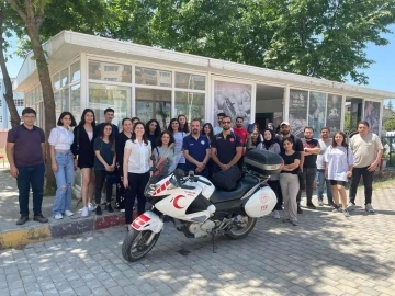 Söke Sağlık Hizmetleri MYO’da ’motosiklet ambulans’ın tanıtımı yapıldı
