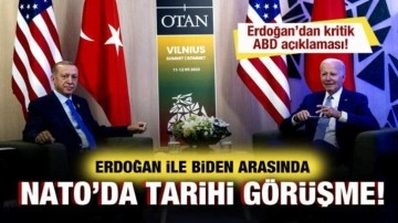 Son dakika: Erdoğan ve Biden görüşmesi sona erdi! Erdoğan'dan kritik ABD açıklaması
