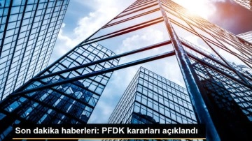 Son dakika haberleri: PFDK kararları açıklandı