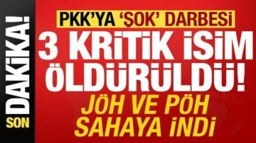 Son dakika: PKK'ya şok darbesi! Yerlikaya duyurdu, 3 kritik isim öldürüldü...