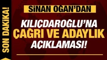Son dakika: Sinan Oğan'dan Kılıçdaroğlu'na istifa çağrısı ve adaylık açıklaması!