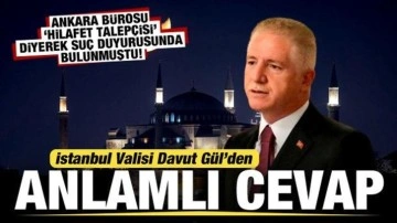 Suç duyurusunda bulunmuşlardı! Vali Gül'den Ankara Bürosuna anlamlı cevap