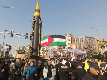 Tahran’da Filistin’e destek amacıyla &quot;Fetih Yürüyüşü&quot; düzenlendi
