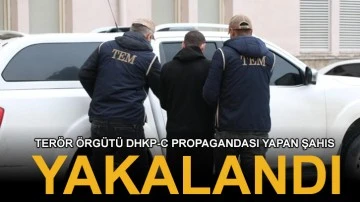 Terör örgütü DHKP-C propagandası yapan şahıs yakalandı