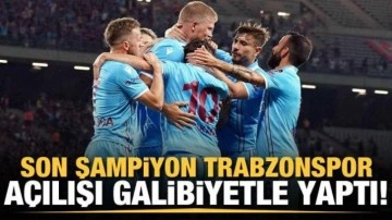 Trabzonspor lige galibiyetle başladı!