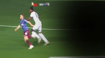 Trabzonspor'un kazandığı penaltı tartışma konusu oldu!