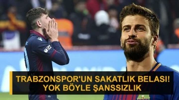 Trabzonspor'un sakatlık belası! Yok böyle şanssızlık