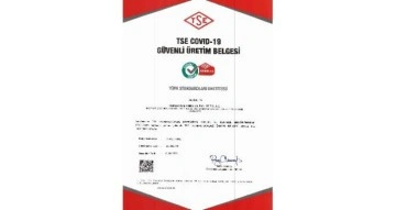 TSE Covıd-19 güvenli üretim belgesi