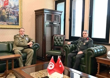 Tunus Kara Kuvvetleri Komutanı Korgeneral Ghoul Ankara’ya geldi
