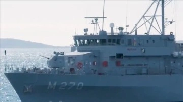 Türk Deniz Kuvvetleri Karadeniz'de Mayın Gözetleme Faaliyetlerine Devam Ediyor
