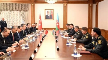 Türk Savunma Sanayii Heyeti Azerbaycan'da