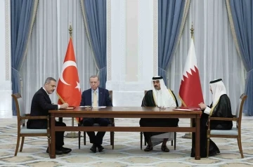 Türkiye ile Katar arasında ortak bildiri ve 12 anlaşma imzalandı
