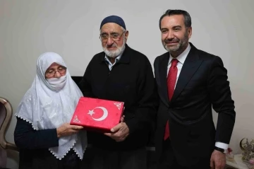 Türkiye’nin en genç belediye başkanından şehit ailesine anlamlı ziyaret
