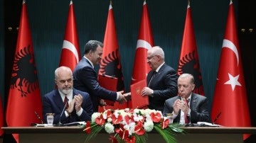Türkiye ve Arnavutluk Arasında 6 Anlaşma İmzalandı